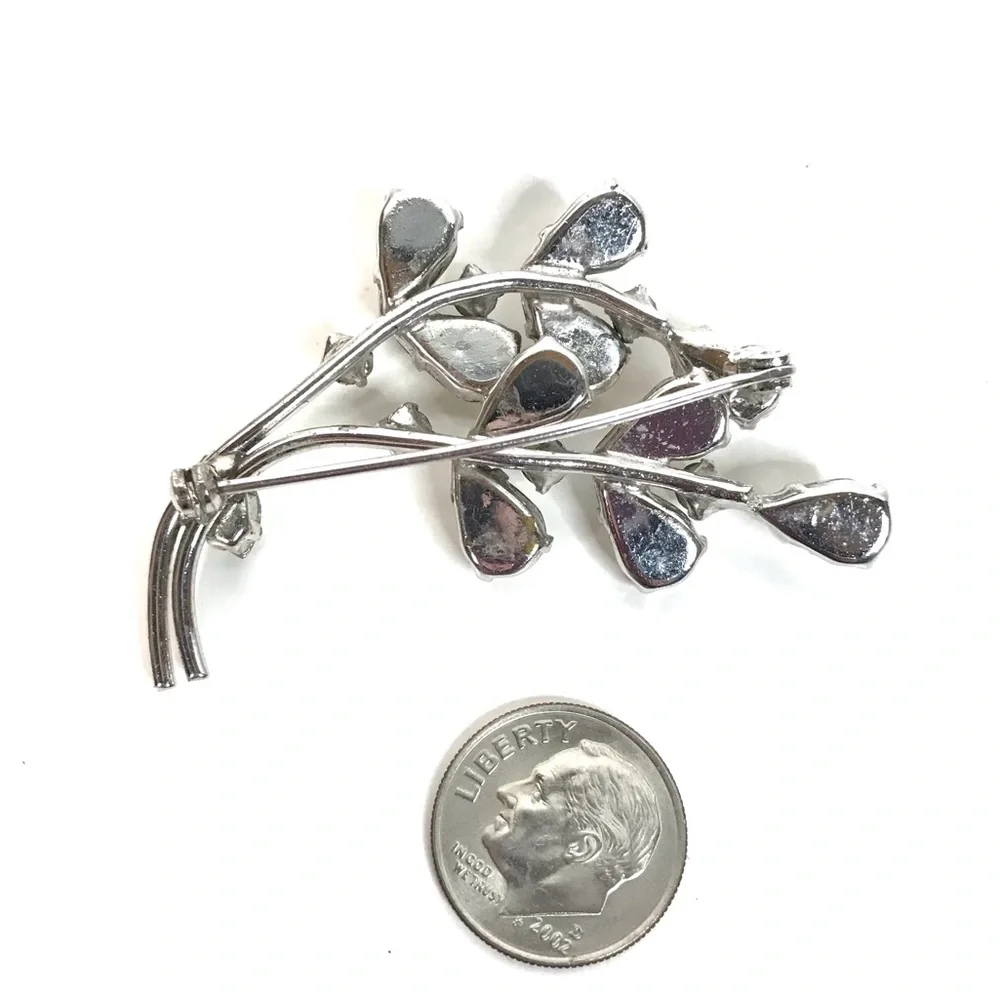 Major Sparkle Vintage Crystal Rhinestone Brooch